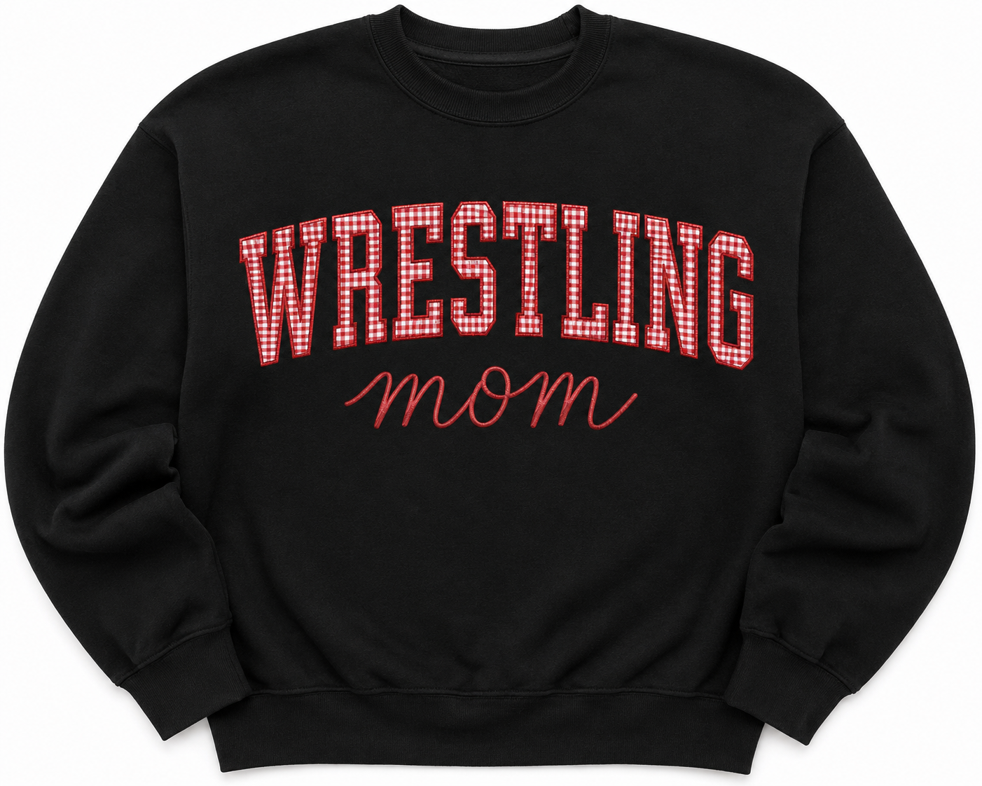 Wrestling Mom Gingham Design