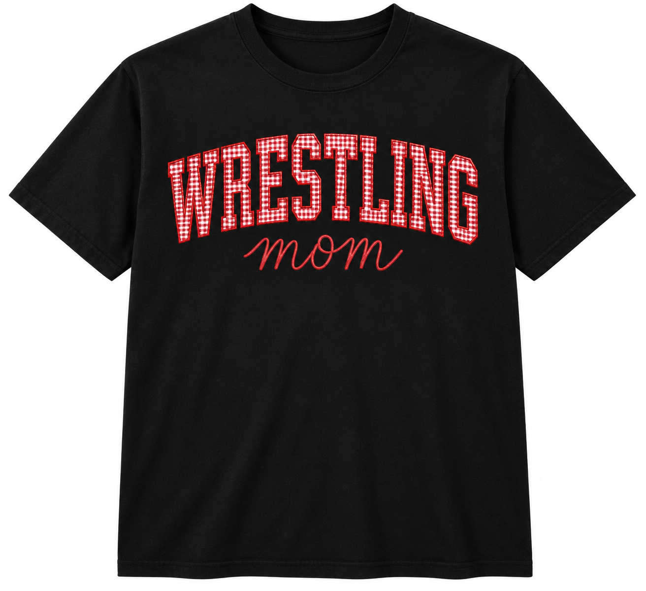 Wrestling Mom Gingham Design