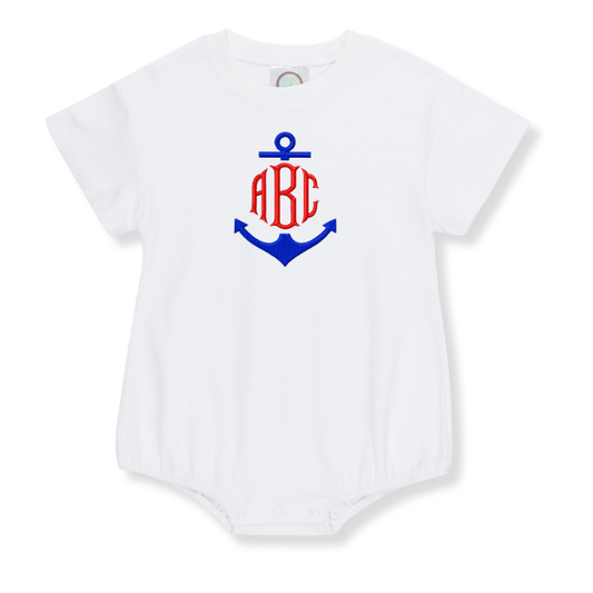 Split Anchor Monogram Frame Design
