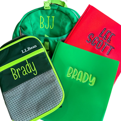 Backpack and Lunch Box Drop-Off Order