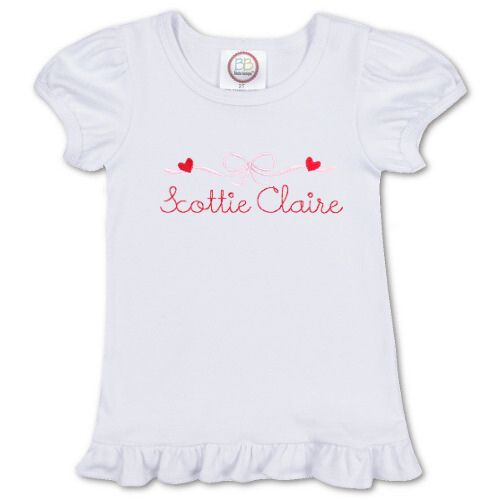 Bow Heart Name Design