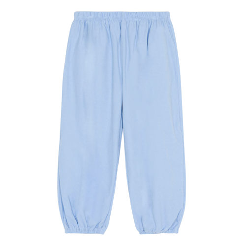 Light blue pants on a white background