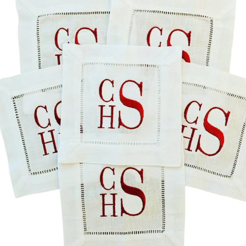 Christmas Cocktail Napkins (Set of 4)