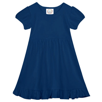 Puff-Sleeve Ruffle Dress Selection
