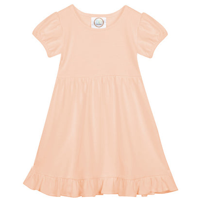 Puff-Sleeve Ruffle Dress Selection