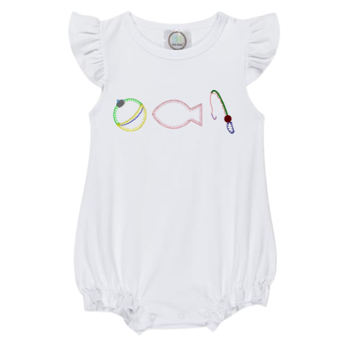 Fishin' Outline Design