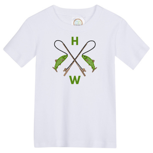 Shuler Fish Monogram Frame Design