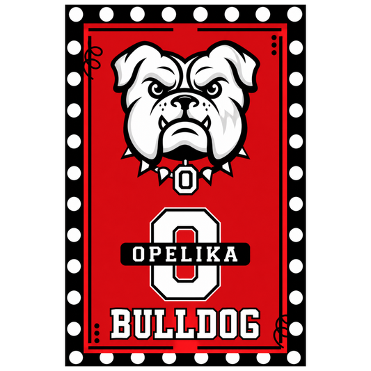 Bulldog Garden Flag