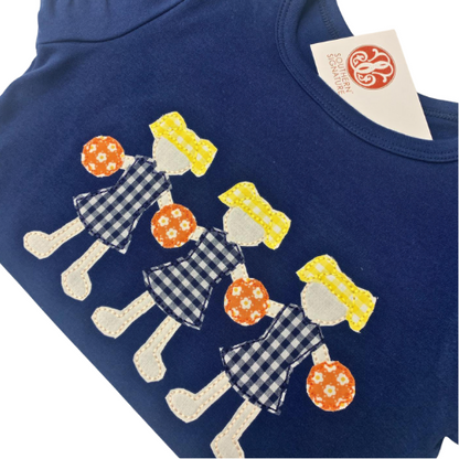 Cheerleader Appliqué Design