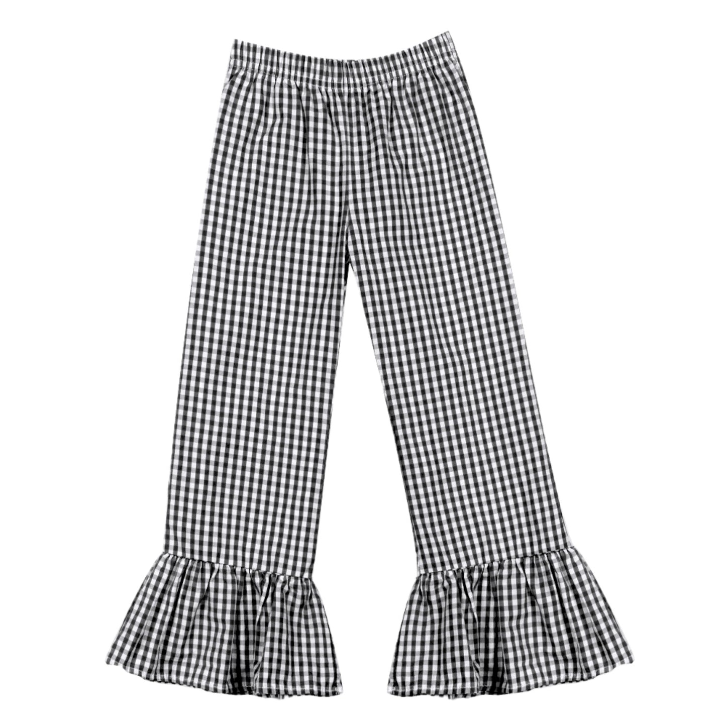 Ruffle Gingham Pants Selection