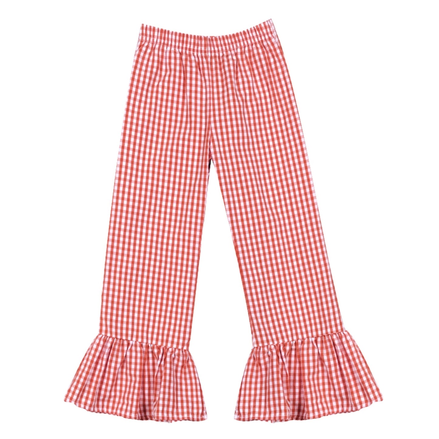 Ruffle Easter Gingham Pants