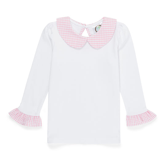 Long-Sleeve Peter Pan Collar Tee Selection