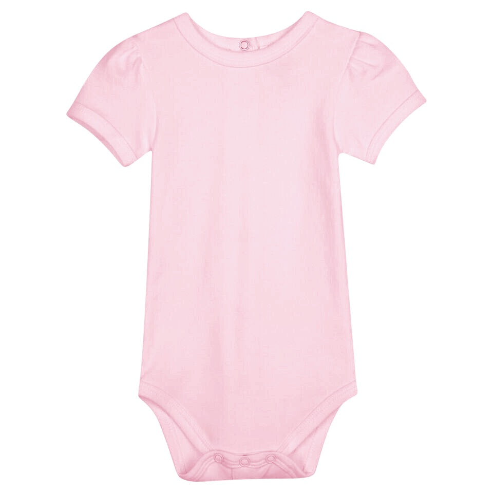 Short Puff-Sleeve Onesie