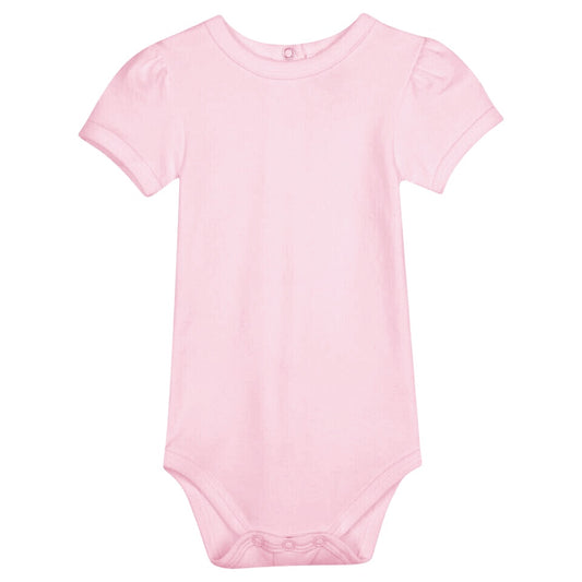 Short Puff-Sleeve Onesie