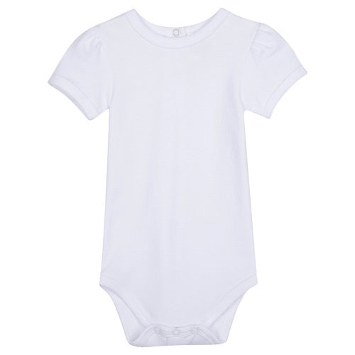 Short Puff-Sleeve Onesie