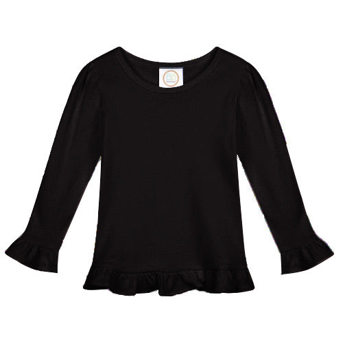 Long-Sleeve Ruffle Shirt Selection