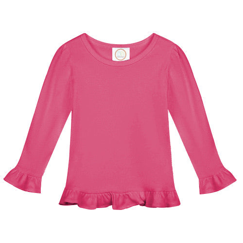 Long-Sleeve Ruffle Shirt Selection