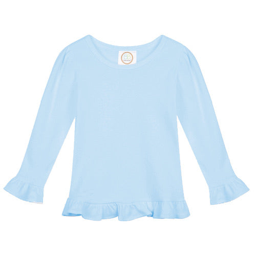 Long-Sleeve Ruffle Shirt Selection