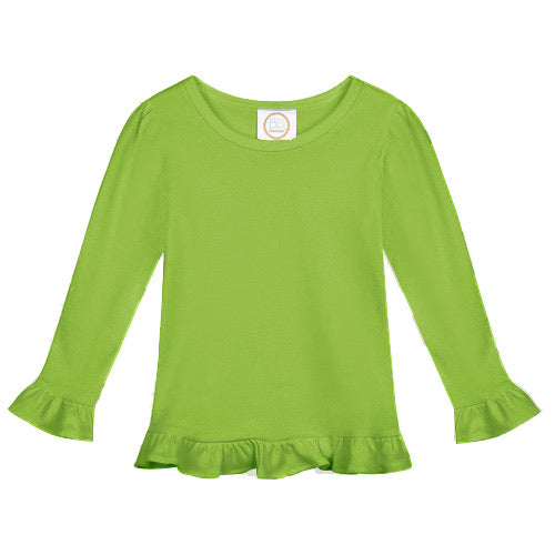 Long-Sleeve Ruffle Shirt Selection