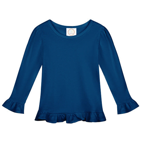 Long-Sleeve Ruffle Shirt Selection