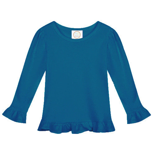 Long-Sleeve Ruffle Shirt Selection