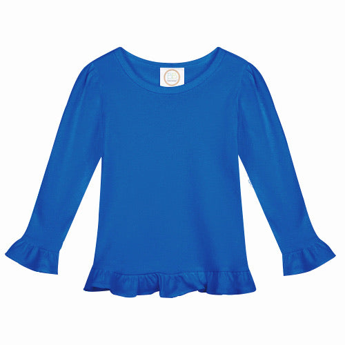 Long-Sleeve Ruffle Shirt Selection