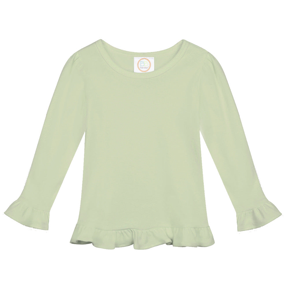 Long-Sleeve Ruffle Shirt Selection