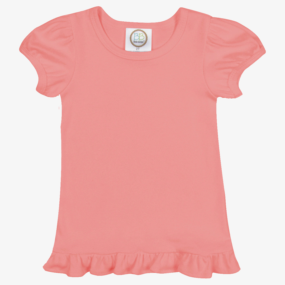 Short-Sleeve Ruffle Shirt Selection