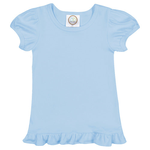 Short-Sleeve Ruffle Shirt Selection