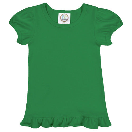 Short-Sleeve Ruffle Shirt Selection
