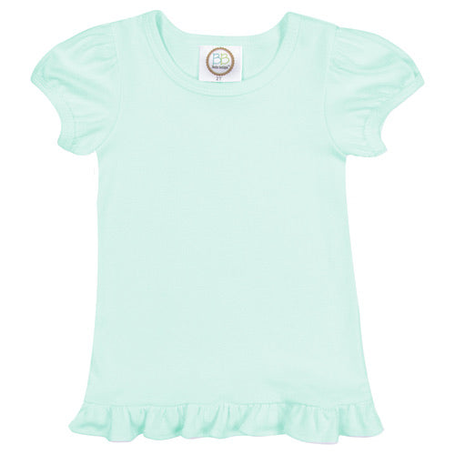 Short-Sleeve Ruffle Shirt Selection