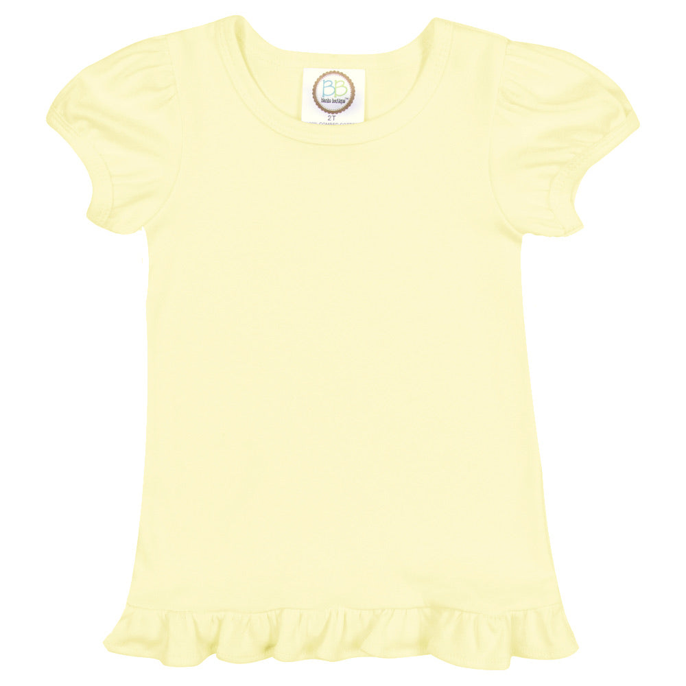 Short-Sleeve Ruffle Shirt Selection