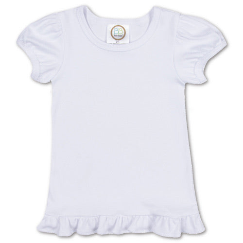 Short-Sleeve Ruffle Shirt Selection