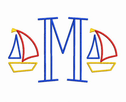 Summer Monogram Frames